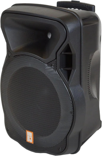 Dual 15-Inch Active PA Speaker Package with Stands