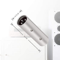 Thumbnail for MR DJ AXLRMM 3-Pin XLR Male to 3-Pin XLR Male Audio Microphone Cable Extension Adapter Connector