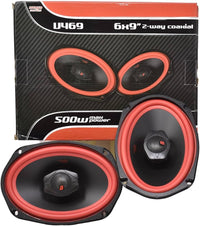 Thumbnail for Cerwin Vega V469 Vega Series 6×9″ 100W RMS (500W Peak Power Handling) 2-Way Coaxial Speakers