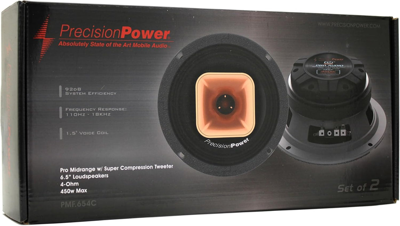 Precision Power PM2.654 6.5" 2-Way Pro-Audio Series Car Speaker