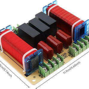 MR DJ Replacement Speaker Crossover 2500W Fit JBL, Peavey, Cerwin Vega, Pyle-Pro, Mr.DJ, Many Other Brands