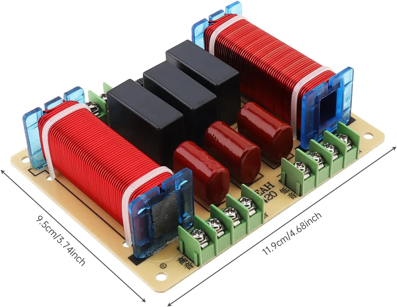 MR DJ 3-WAY Replacement Speaker Crossover 1200W Fit JBL Peavey Cerwin Vega Pyle-Pro Mr DJ Many Other Brands