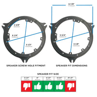 Thumbnail for Metra 82-7400 Speaker Plate 6 to 6.75