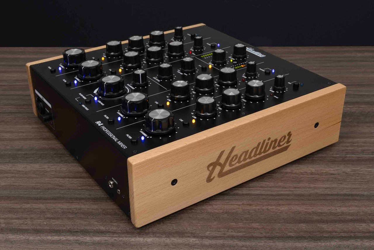 Headliner HL90120, 4 Channel Rotary DJ Mixer