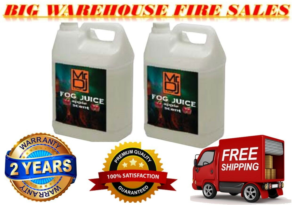 2 MR DJ Gallon Fog/Smoke Juice Fluid For Chauvet, American DJ, ADJ, Machine