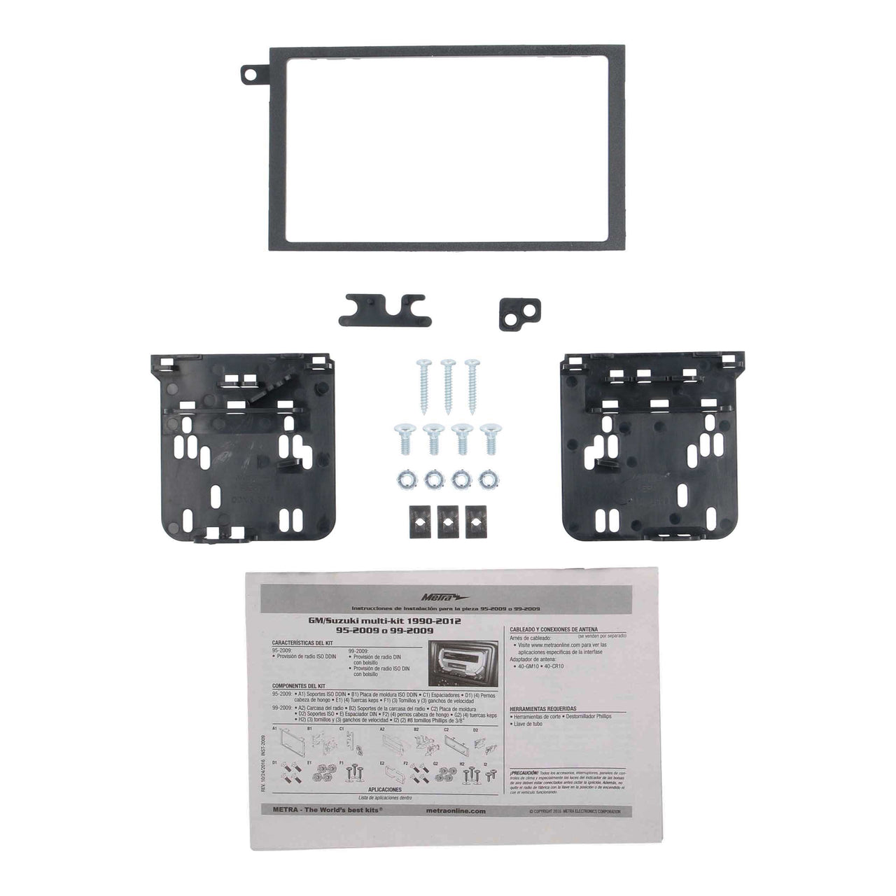 95-2009 Double-DIN Multi Kit Fits GM Suzuki Multi-Kit 1990-2012 Bundle