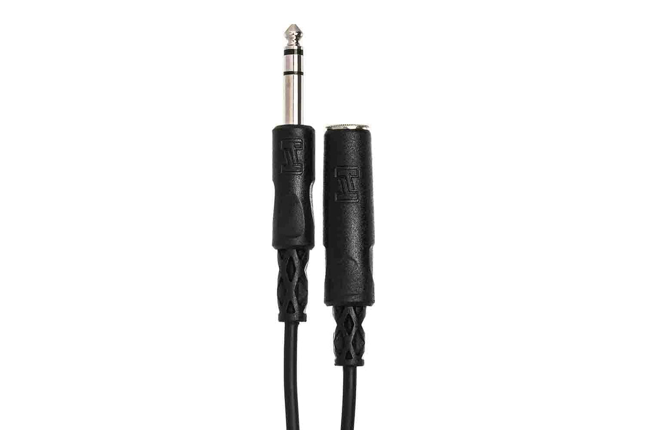 Hosa HPE-310 Headphone Extension Cable 1/4 in Male TRS to 1/4 in Female TRS – 10 Feet