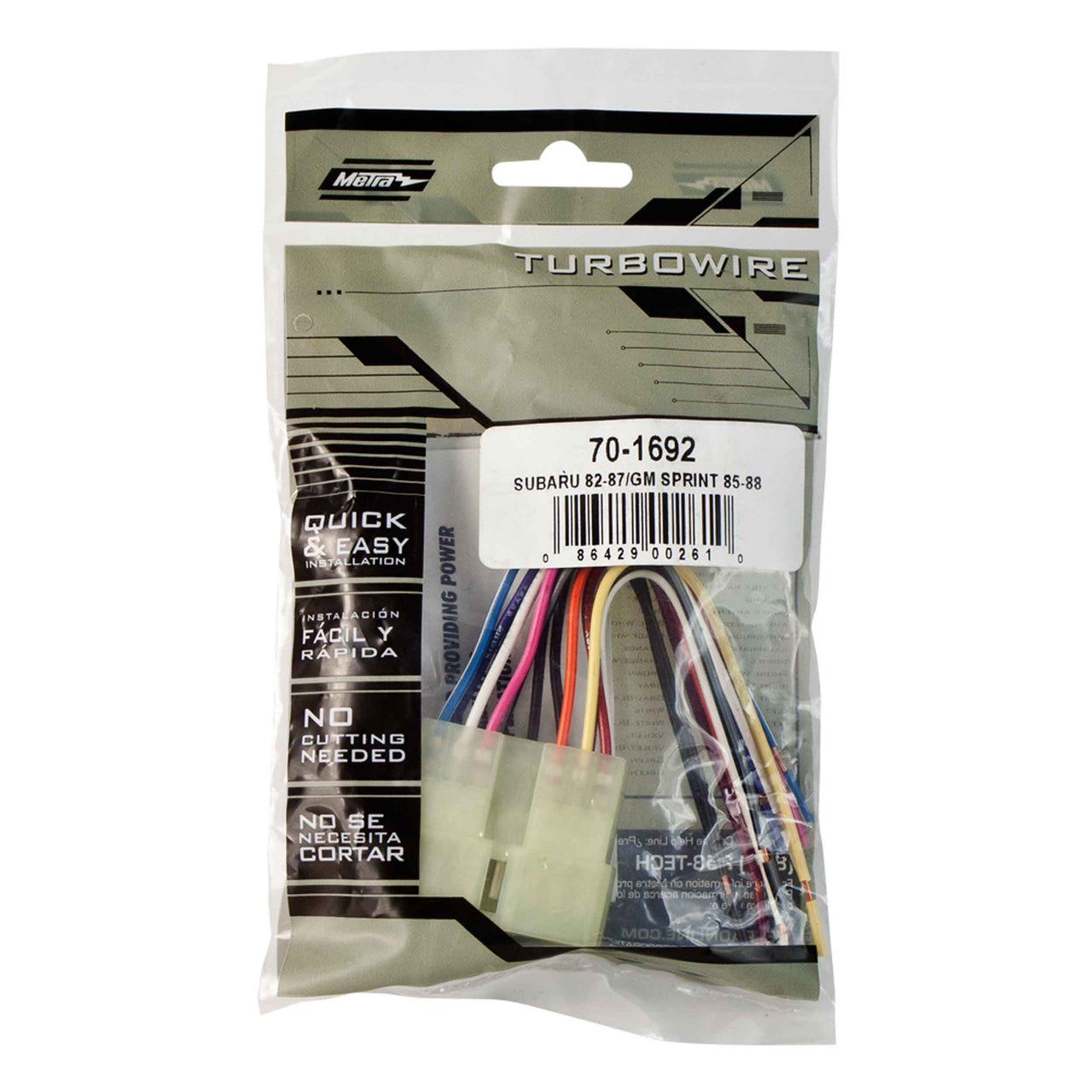 Metra 70-1692 Radio Replacement Harness - Compatible Fits for Chevrolet / Subaru 1981-1988