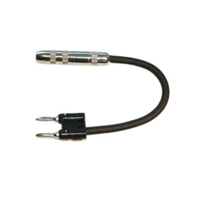 Yorkville BANANAPLUG 1/4 TS Female to Dual Banana Plug Adaptor