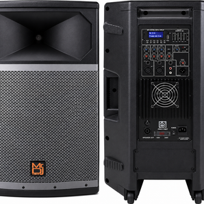 MR DJ PRO115BT PA DJ Powered Speaker PRO PA DJ 15" 2-Way Full-Range Powered/Active DJ Loudspeaker
