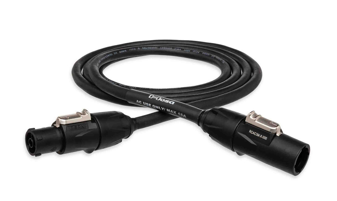 Hosa PRX-101.5, PRX Series Power Cord with REAN Power X Connectors - 1.5 Ft