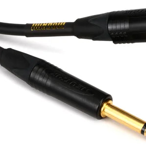 Mogami GOLD INSTRUMENT-03R Straight to Right Angle Instrument Cable - 3 foot
