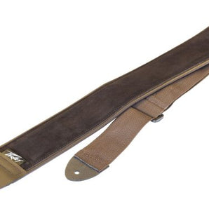 Peavey 3" Brown Suede - Guitar Strap