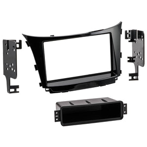 Metra 99-7379HG Single DIN and Double DIN Stereo Dash Kit - Compatible Fits for Hyundai Elantra GT (with factory navigation) 2013-2015