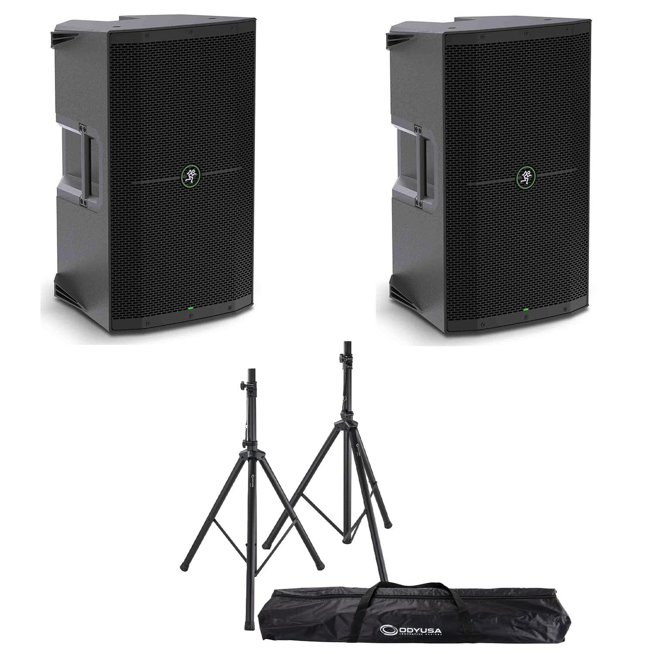 Mackie Thump 212 12" 1400W PA Speaker Package with Stands and Bag