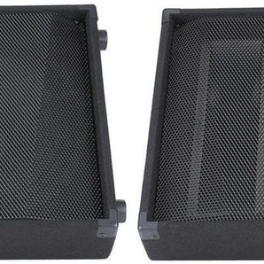 2 Peavey PV 12M Pro Passive 12" Stage Monitor Speaker & 1/4" to Speakon Cables