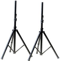 Thumbnail for 2 MR DJ SS250 Universal Folding Tripod PRO PA DJ Home On Stage Speaker Stand