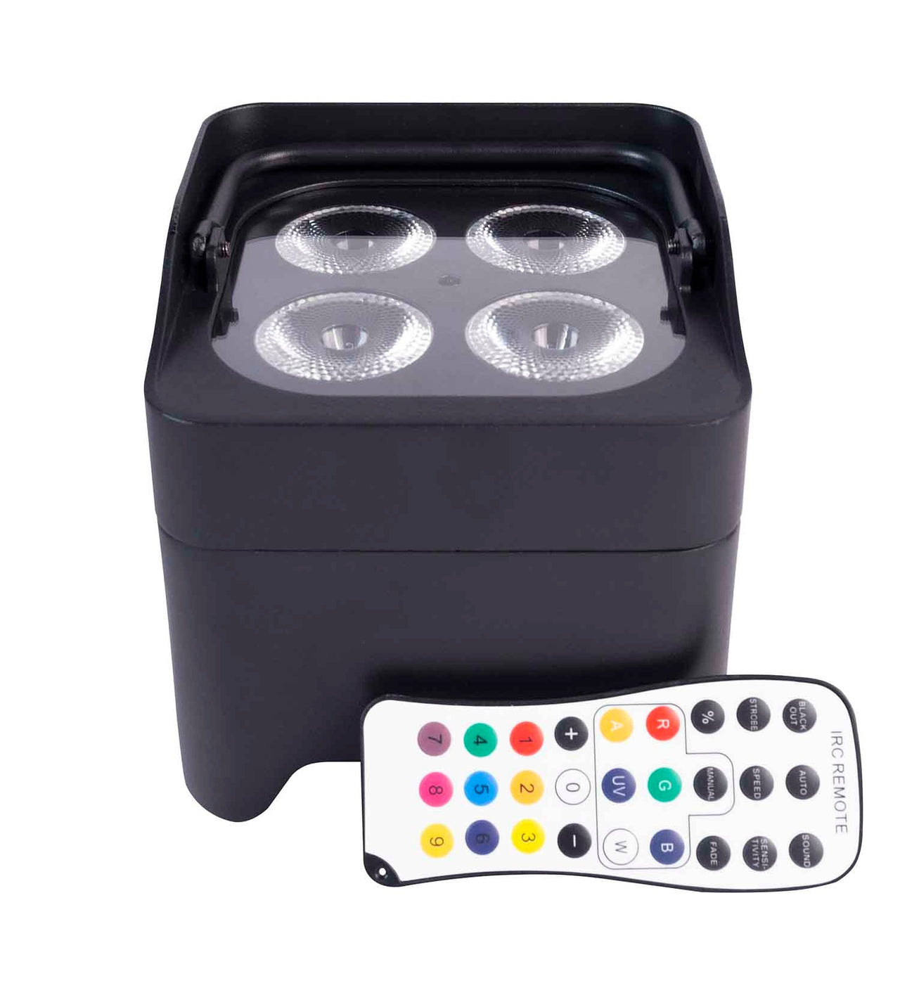 Colorkey CKW-6024 MobilePar Mini Hex 4 Uplight DJ Package w/Case