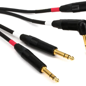 Mogami GOLD-KEY-S-20R Unbalanced Stereo Keyboard Instrument Cable - 20 foot