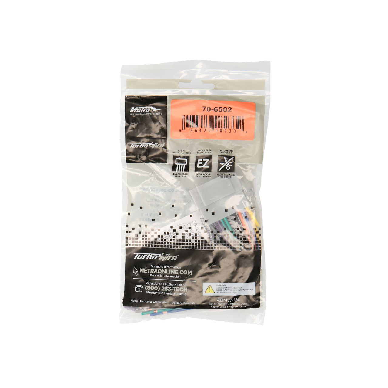 Metra 70-6502 Radio Replacement Harness Compatible Fits Chrysler 2002-2009