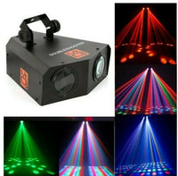 Thumbnail for 16 Patterns 2 Eyes DMX512 Stage Lighting 102 LED Lights Party DJ Disco Show 4CH