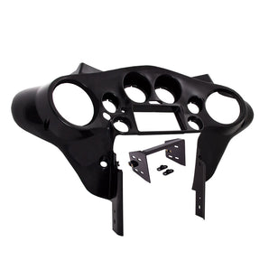 Saddle Tramp 95-HDIF-NP Double DIN Inner Fairing Stereo Dash Kit Unpainted