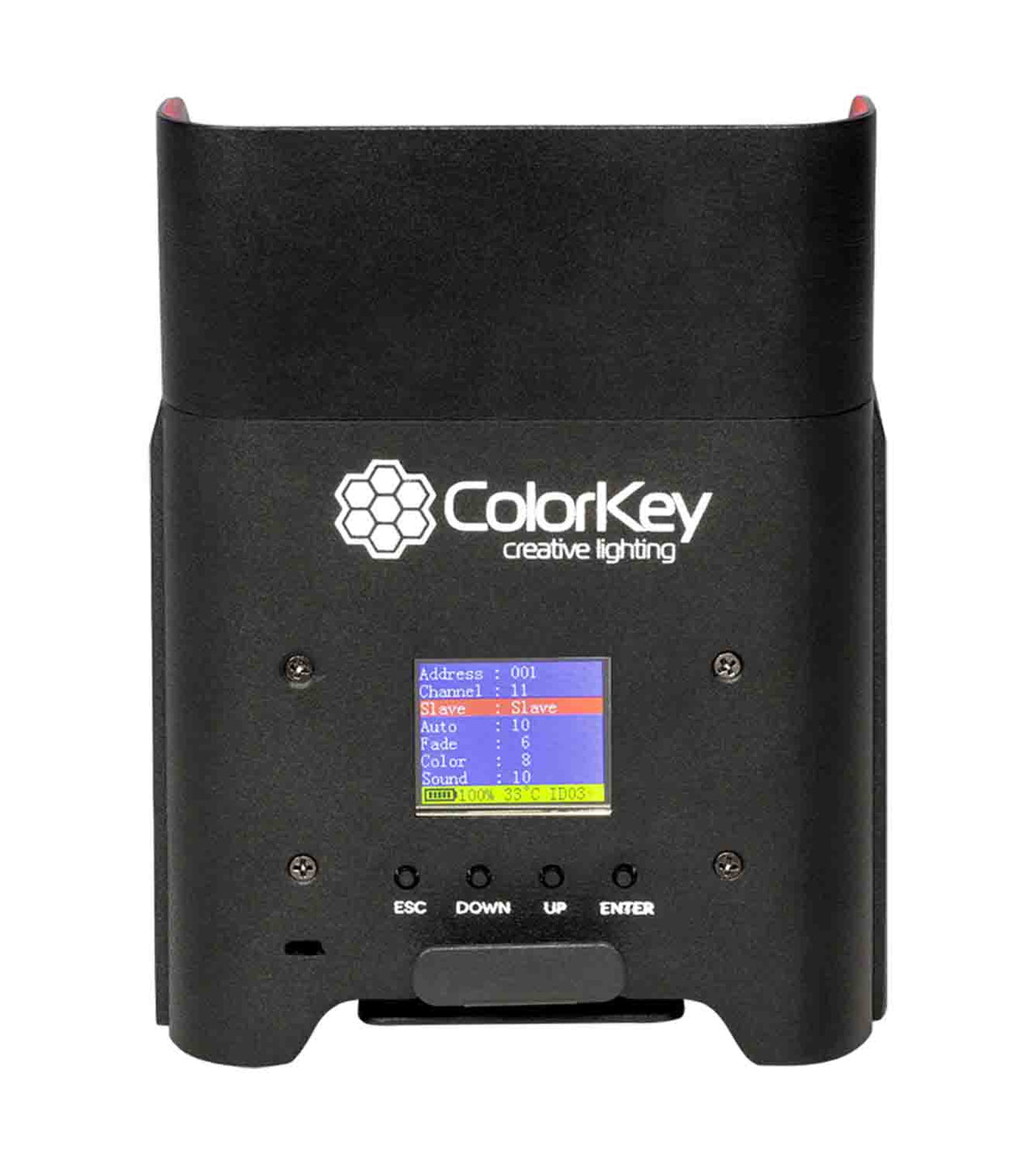 Colorkey CKU-7078-KIT AirPar HEX 4, 8-Pack Uplight Bundle with Charging Road Case