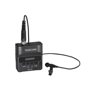 Tascam DR-10L Compact Digital Audio Recorder and Lavalier Mic Combo