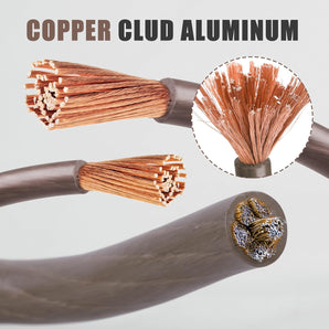 American Terminal ATP8G250BK 8GA 250' Black Power Ground Wire Car Audio Amplifier Marine Cable
