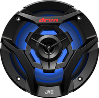 Thumbnail for 2 JVC CS-DR620MBL 6.5inch 2-Way Coaxial Speakers featuring 21-color LED Illumination / Water Resistant (IPX5) / UV Resistant Woofers / Peak Power 260W / RMS Power 75W