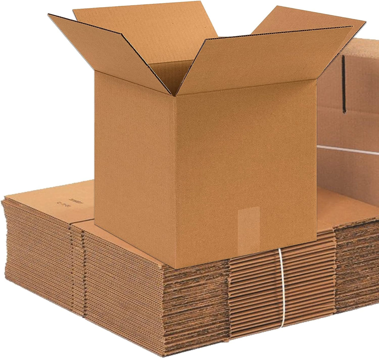 10 Pack Shipping Boxes 15"L x 15"W x 15"H Corrugated Cardboard Box for Packing Moving Storage