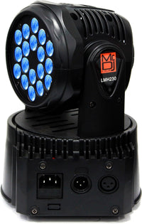 Thumbnail for 4 MR DJ LMH230 100W RGBW 18-LED Moving Head DJ Light