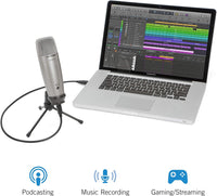 Thumbnail for Samson SAC02UPRO USB Large Diaphragm Condenser Microphone