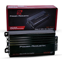Thumbnail for Power Acoustik MICRO4-1500D 1500W Class D Compact 4-Channel Car Amplifier