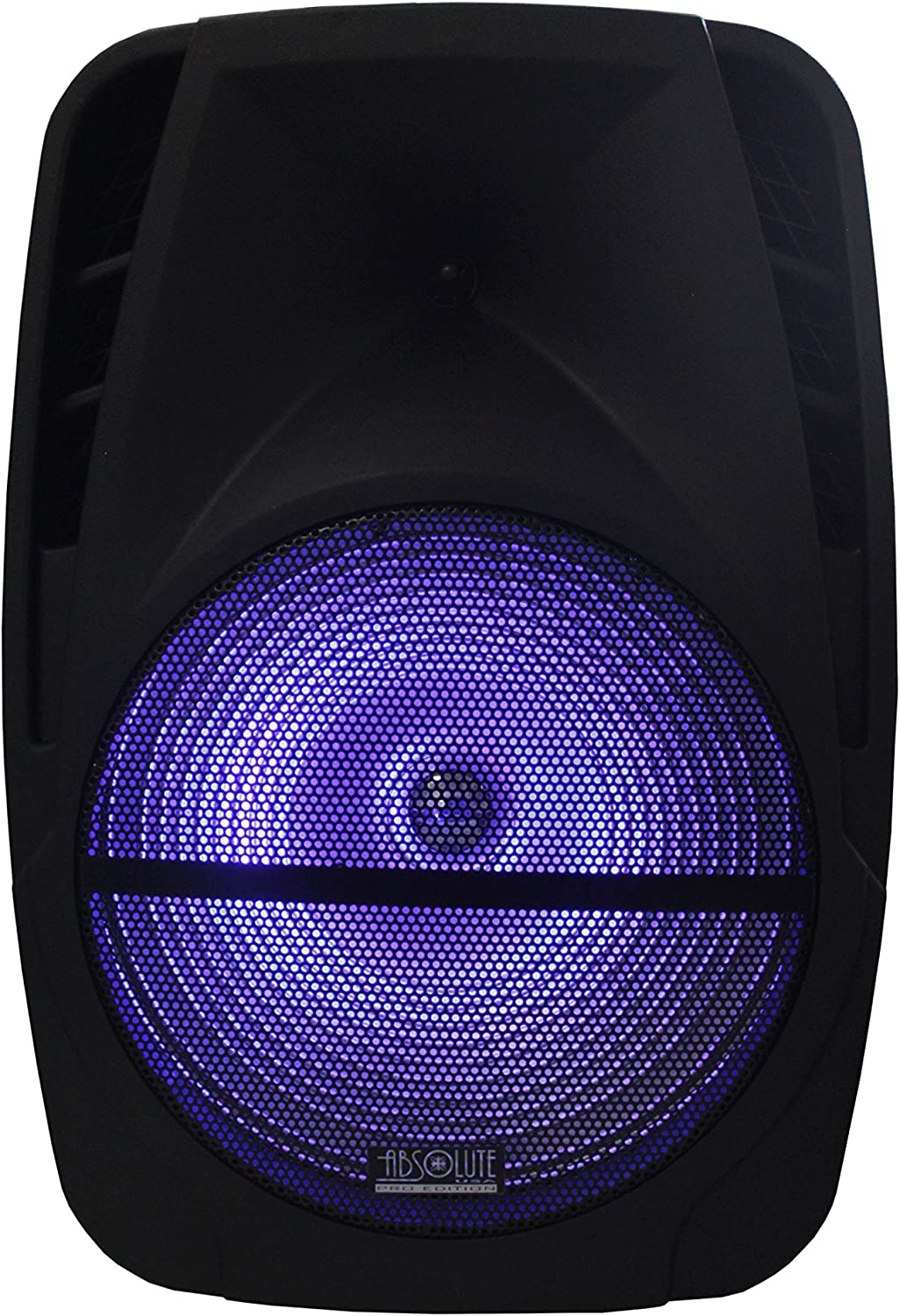 Absolute AS15BAT 15" Bluetooth Speaker 15" Rechargeable Portable DJ PA Speaker / Bluetooth/ karaoke LED 3000 watt