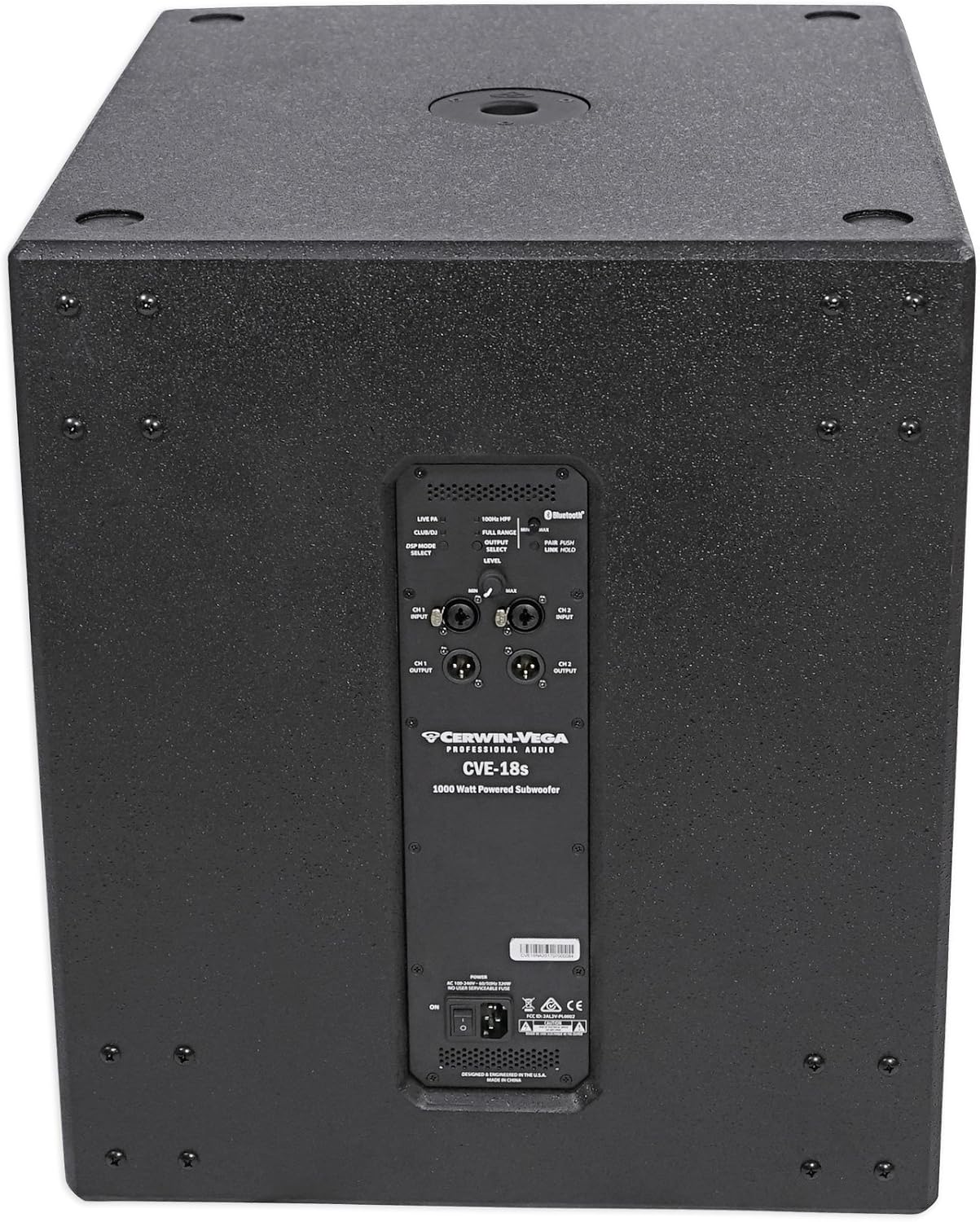 2 Cerwin Vega CVE-18S 18" 1000 Watts Powered Subwoofer