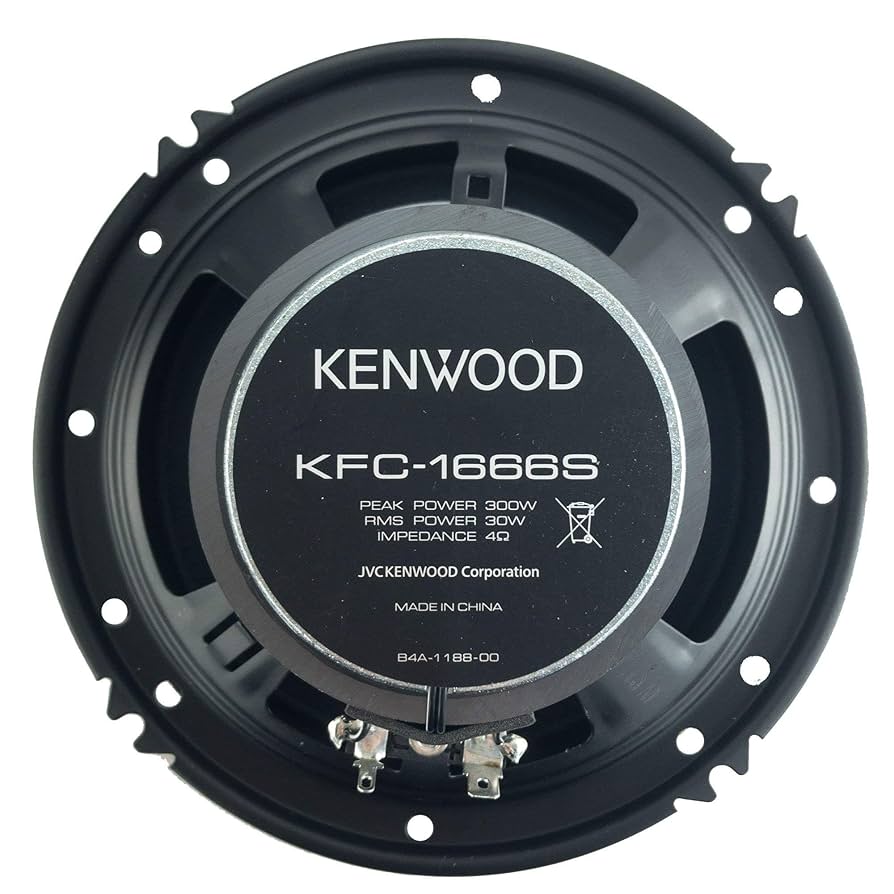 2 Kenwood KFC1666S Honda 6.5" Or 6.75" Speaker Adapter With Speaker Harness Front & Rear