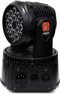 Thumbnail for 2 MR DJ LMH230 100W RGBW 18-LED Moving Head DJ Light