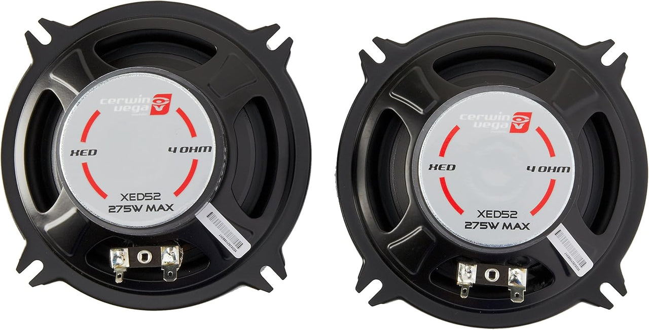 2 Cerwin Vega XED52 5.25" 2-Way XED Series Coaxial Car Speakers