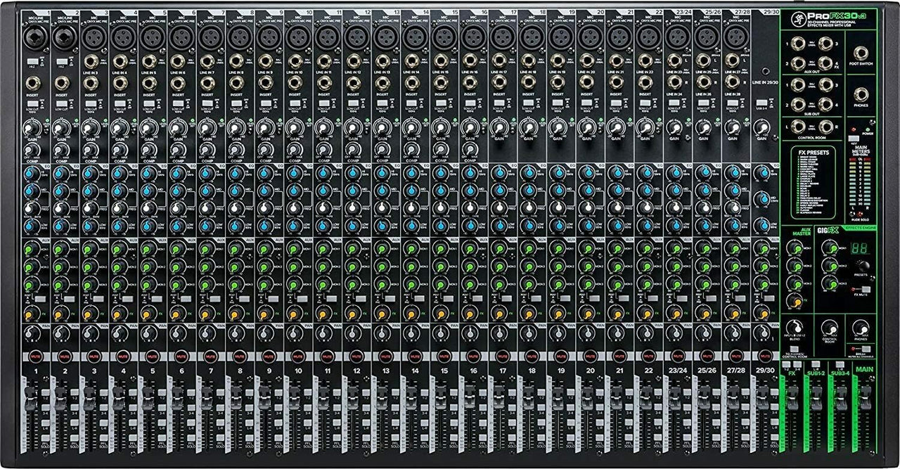 Mackie ProFX30v3 30-channel Mixer with USB and Effects