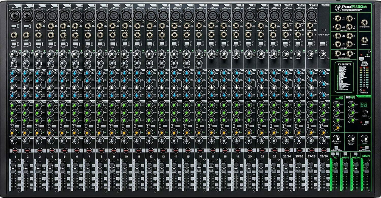 Mackie Bundle with CR4-X Studio Monitor Pair + ProFX30v3 30-channel Mixer with USB and Effects