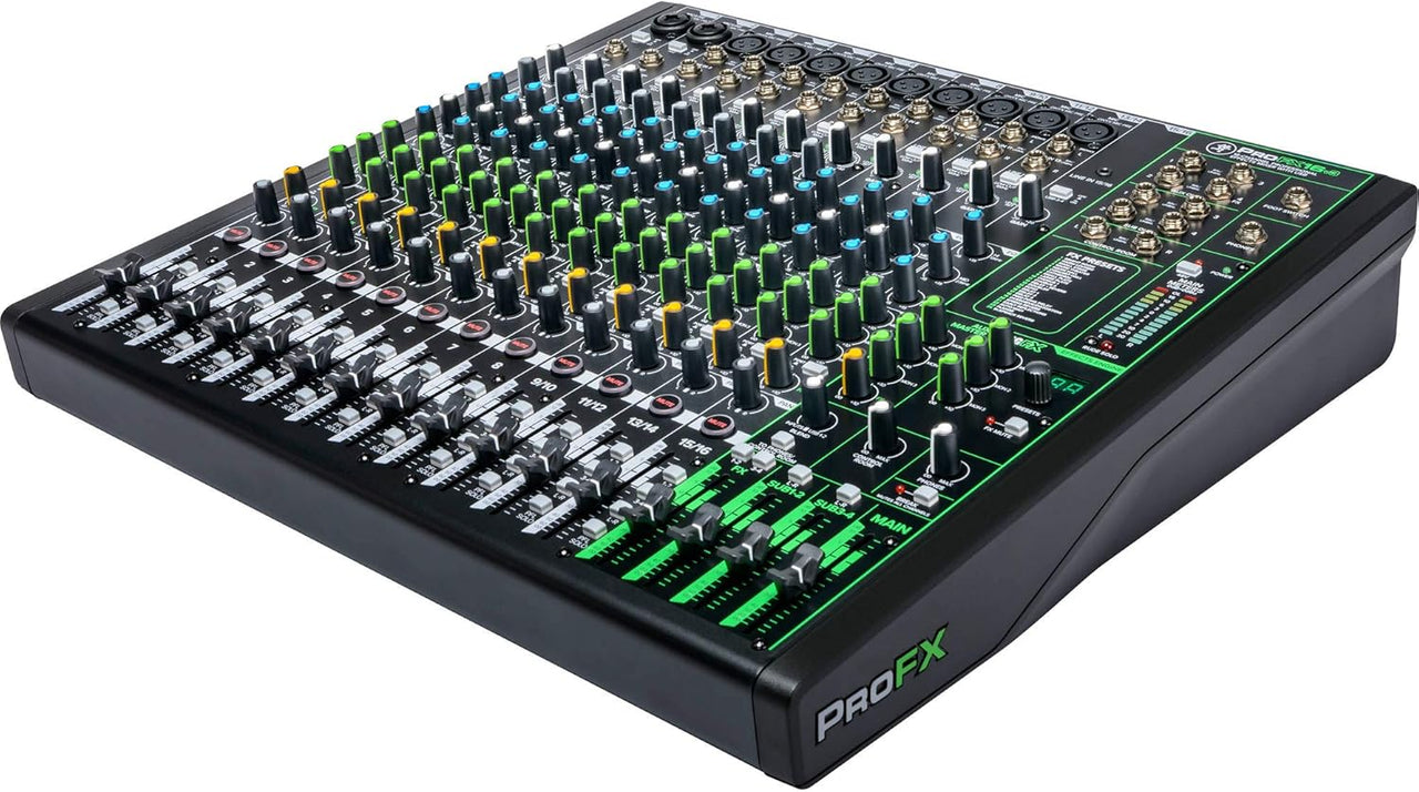 Mackie Bundle with CR3-XBT - Bluetooth Studio Monitor - Pair + ProFX16v3 16-channel Mixer with USB and Effects