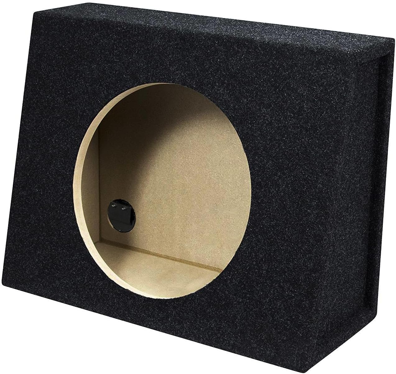 Absolute Single 12" Subwoofer Angled Truck or Hatchback Box Enclosure