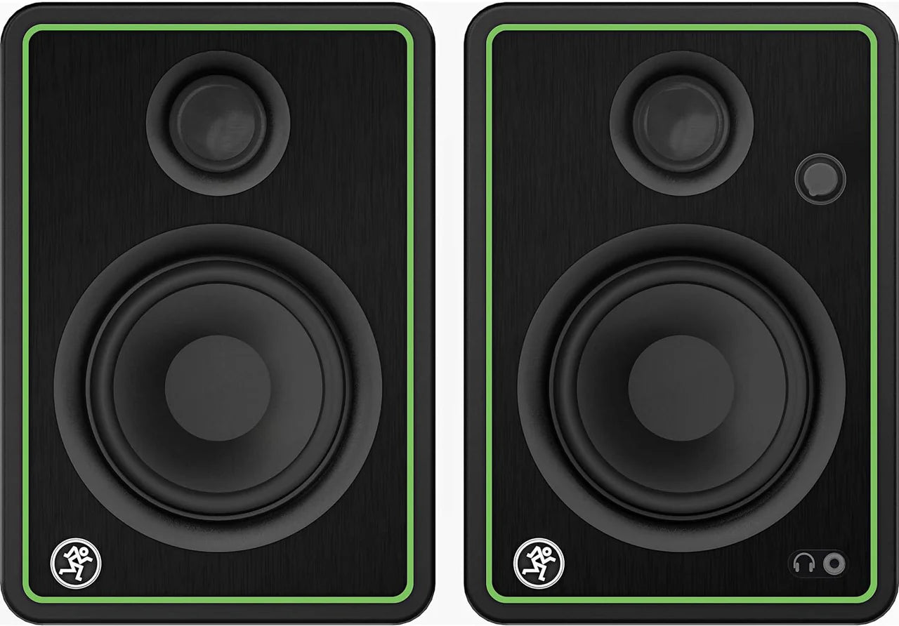 Mackie CR5-XBT Bluetooth Studio Monitor + ProFX16v3 16-Ch Mixer USB Effects