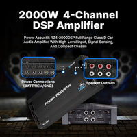 Thumbnail for Power Acoustik RZ4-2000DSP 2000W 4-Channel Max Amplifier