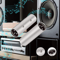 Thumbnail for MR DJ AXLRMM 3-Pin XLR Male to 3-Pin XLR Male Audio Microphone Cable Extension Adapter Connector
