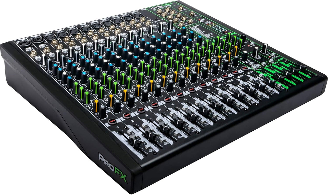 Mackie Bundle with CR3-XBT - Bluetooth Studio Monitor - Pair + ProFX16v3 16-channel Mixer with USB and Effects