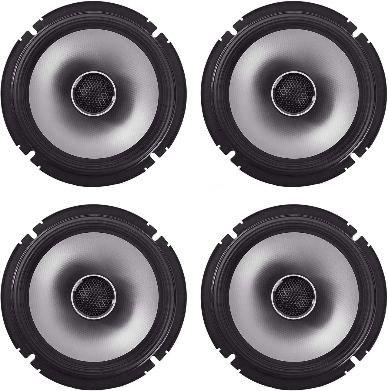 2 Pair Alpine S2-S65 Car Audio 6 1/2" 320W Speakers + 20' Speaker Wire Package