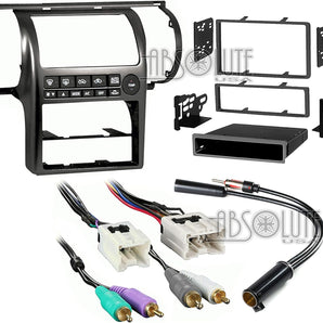 Absolute USA ABS99-7604B Fits Infiniti G35 Sedan 03-04 Aftermarket Stereo Harness Radio Install Dash Kit