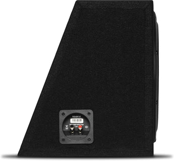 Rockford Fosgate R2-2X12 dual subwoofers in sealed enclosure, delivering 1000W peak power for superior sound quality.